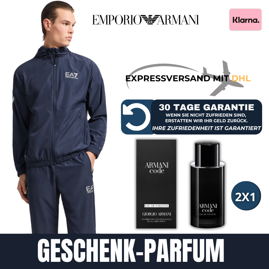 AKTION: EA7-TRAININGSANZUG + GRATISPARFUM